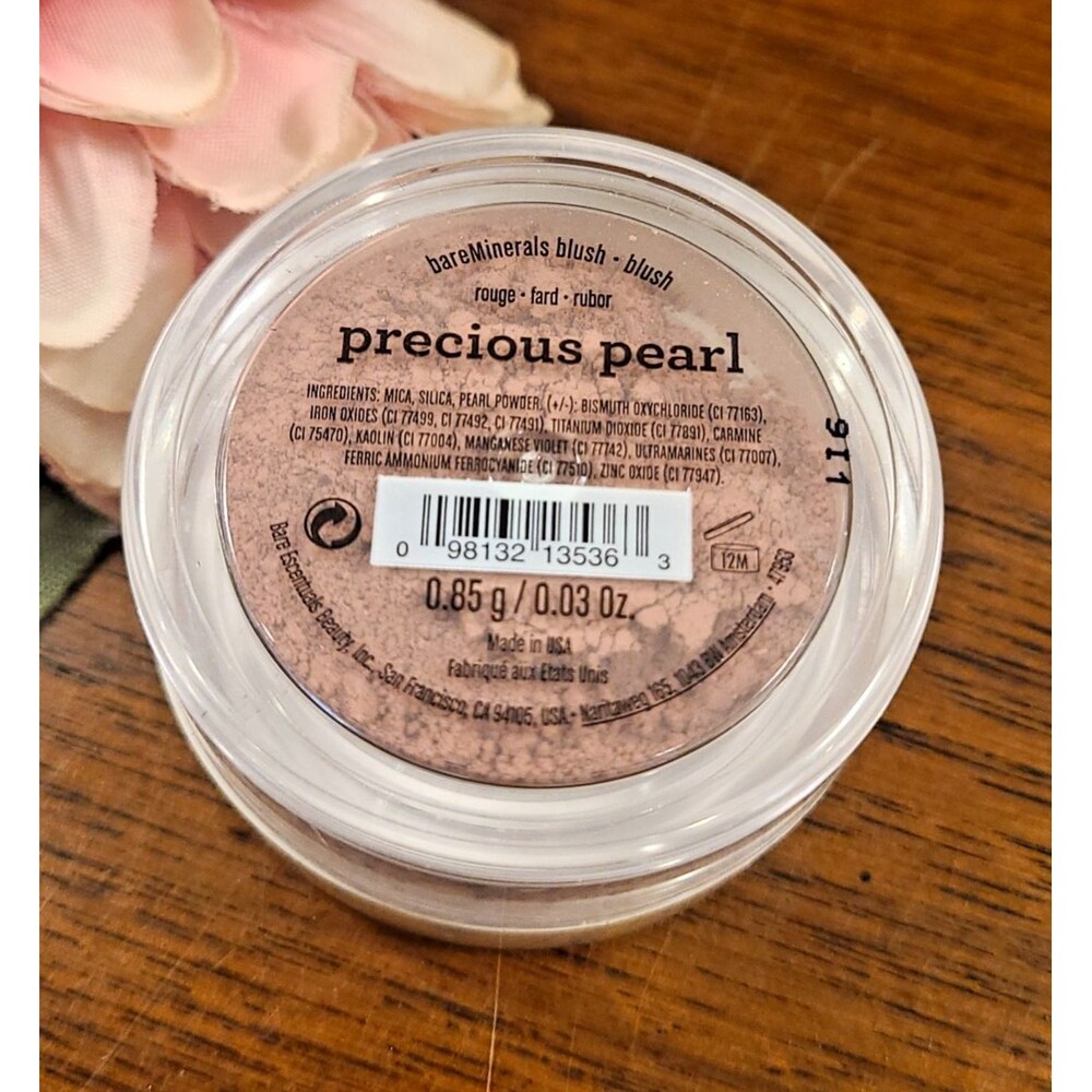 BareMinerals PRECIOUS PEARL BLUSH FULL SIZE 0.85 g /.03 oz Sealed Essentials